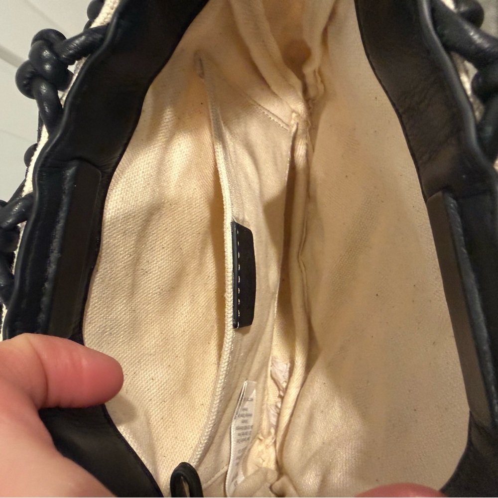 Madewell Black Knotted Net Mini Shoulder Bag - Picture 3 of 4